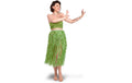 Partydeco Raffia Rock Hawaii grün L: 77cm, Tallienbreite: 31.5cm, elastisch