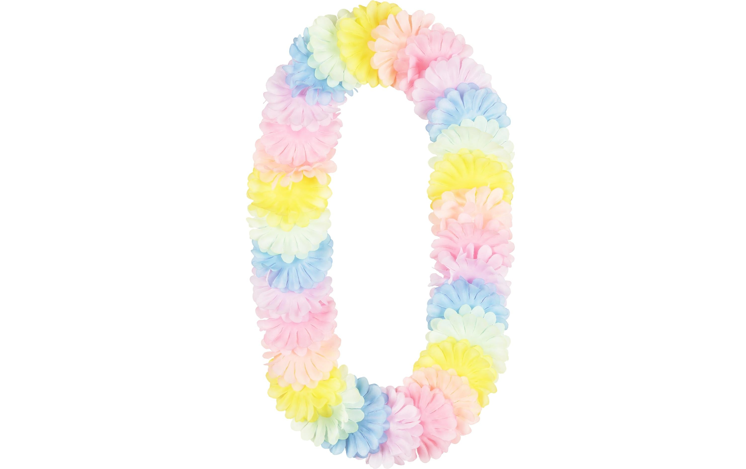 Partydeco Halskette Hawaii 1.2m Umfang, pastellfarbig