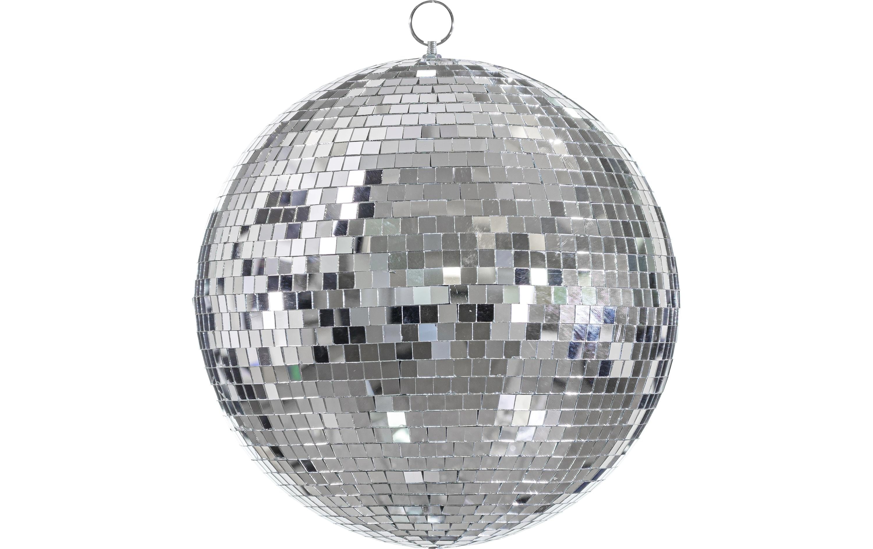 Partydeco Hängedekoration Discokugel silber, D: 30 cm
