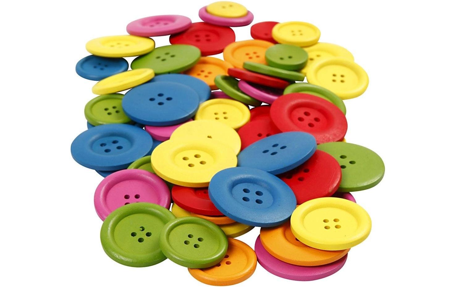 Creativ Company Knopf-Mix D: 20 - 45 mm,144 Stk