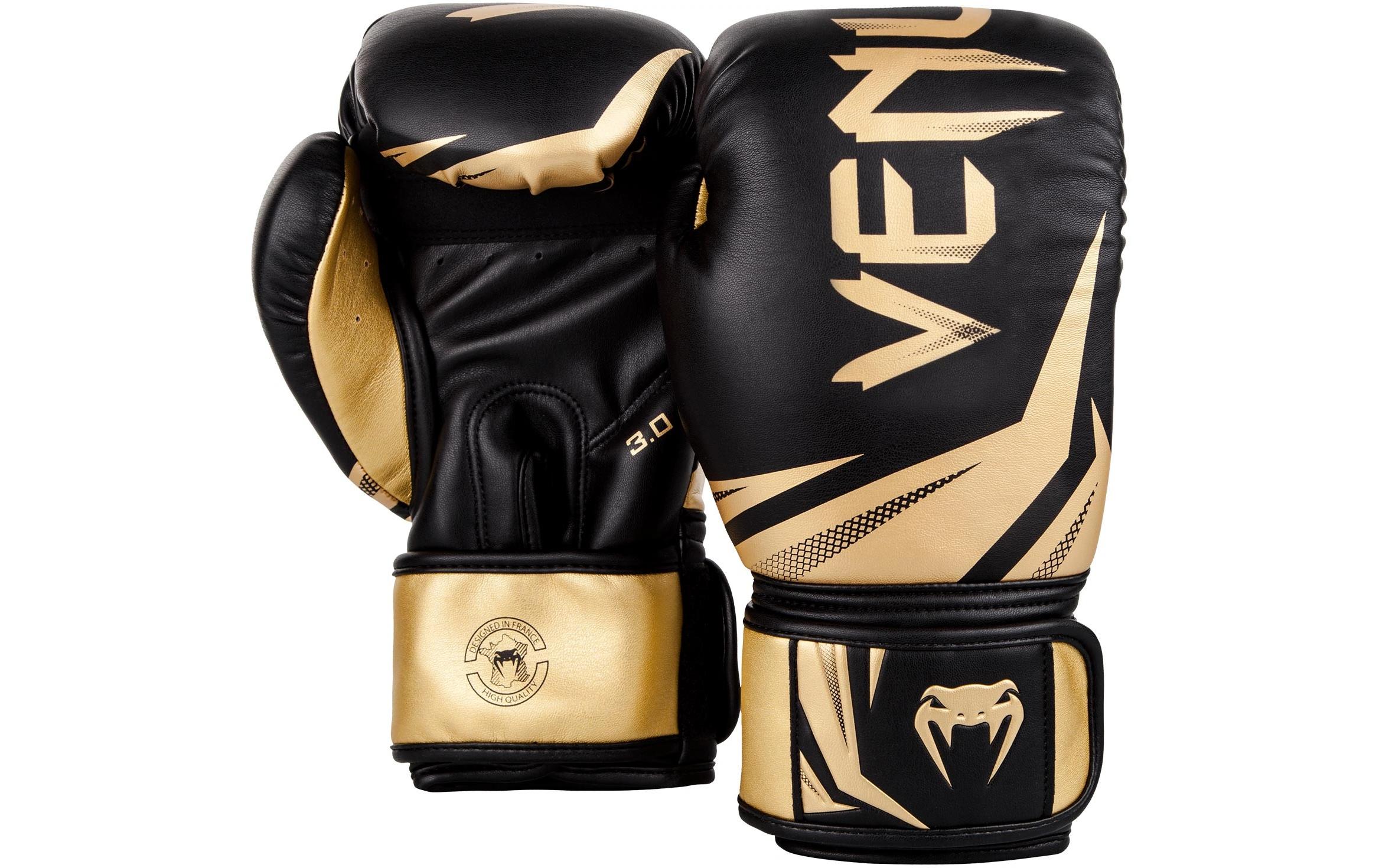 Venum Challenger 3.0 Boxing Gloves Gr.14 Oz,Black/Gold