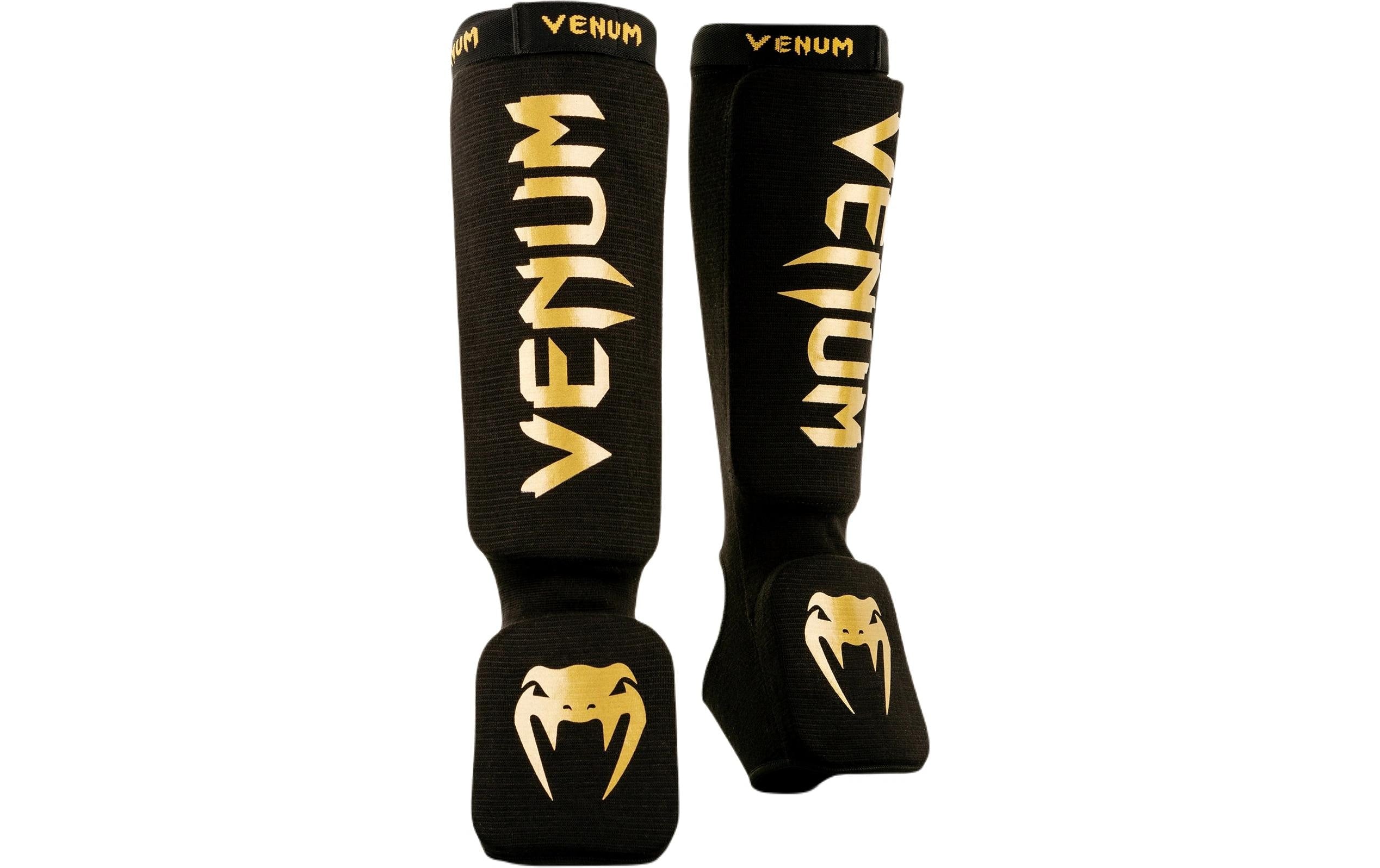 Venum Kontact Shin guards Gr.M,Black/Gold