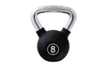 KOOR Kettlebell 8 kg schwarz 8 kg, Gummi, schwarz