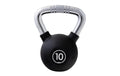 KOOR Kettlebell 10 kg schwarz 10 kg, Gummi, schwarz