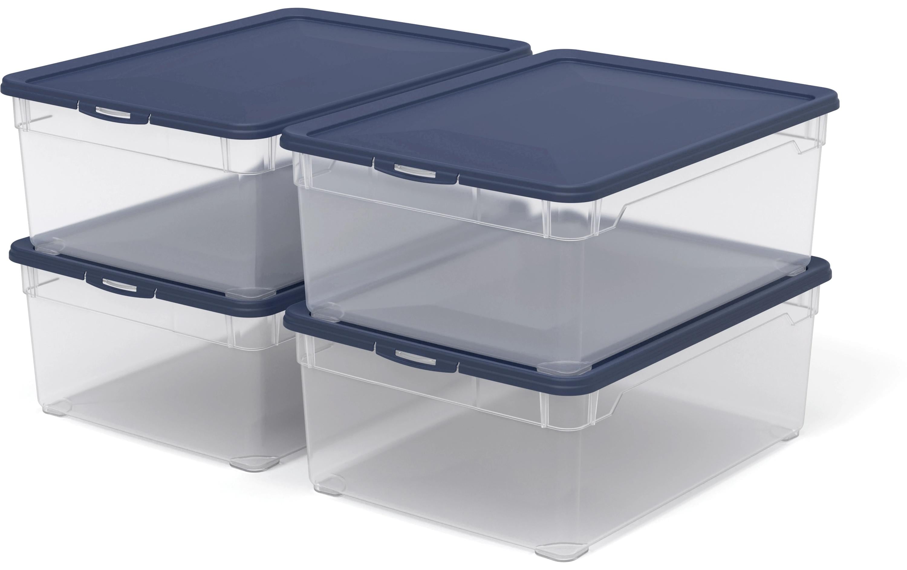 Rotho Set Box 10l CLEAR 4 tlg. 36 x 26 x 27,2