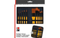 Marabu Pinselmappe Acrylpinsel Set 10 Pinsel + Etui 9.5 x 23cm