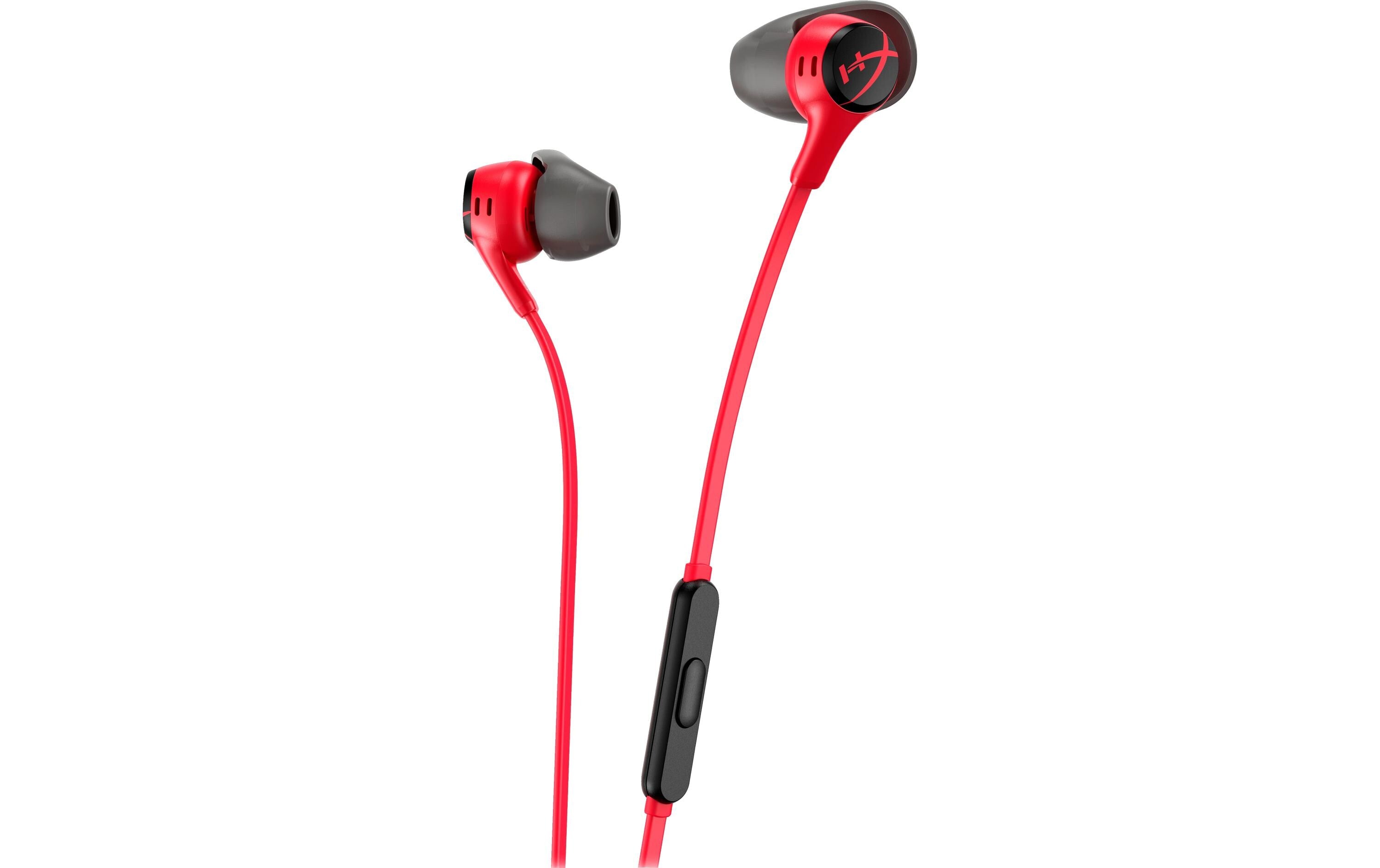 HyperX Cloud Earbuds Red Gaming Earbuds with Mic