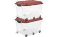 Rotho Set Box 57 l ROLLER6 2 tlg. 60 x 40 x 45