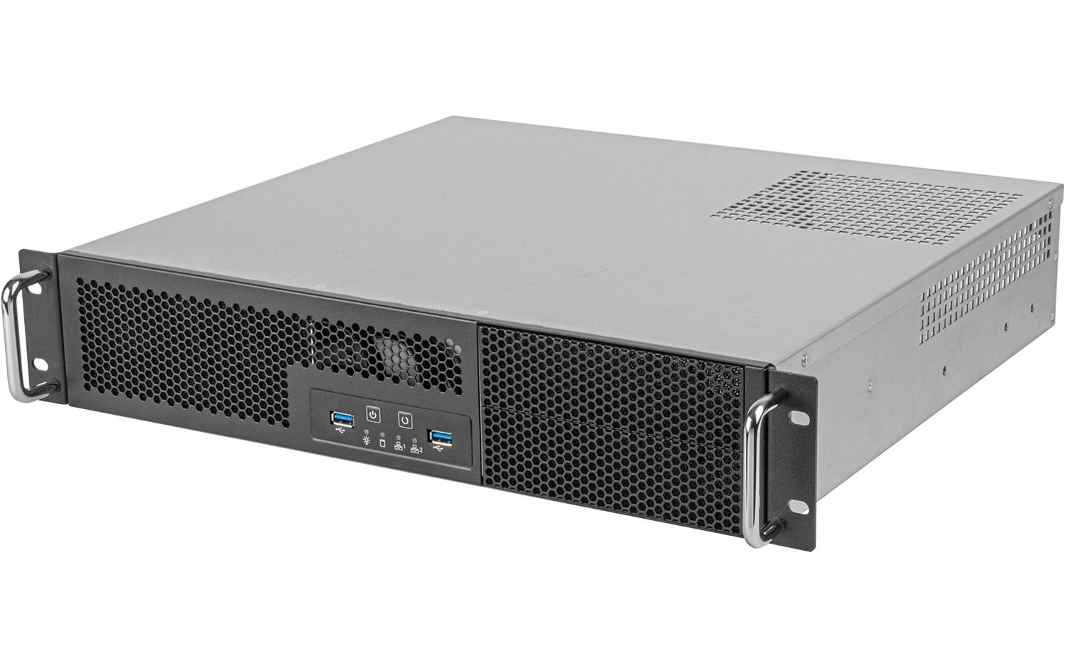 Silverstone SST-RM23-502-MINI Servergeh. 2HE, PS2 (ATX), 2x 3.5", 1x 2.5"