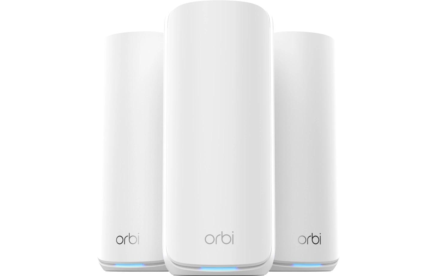 Netgear RBE873 Orbi Tri-Band Mesh 3-Set WiFi 7 System 3-Set weiss
