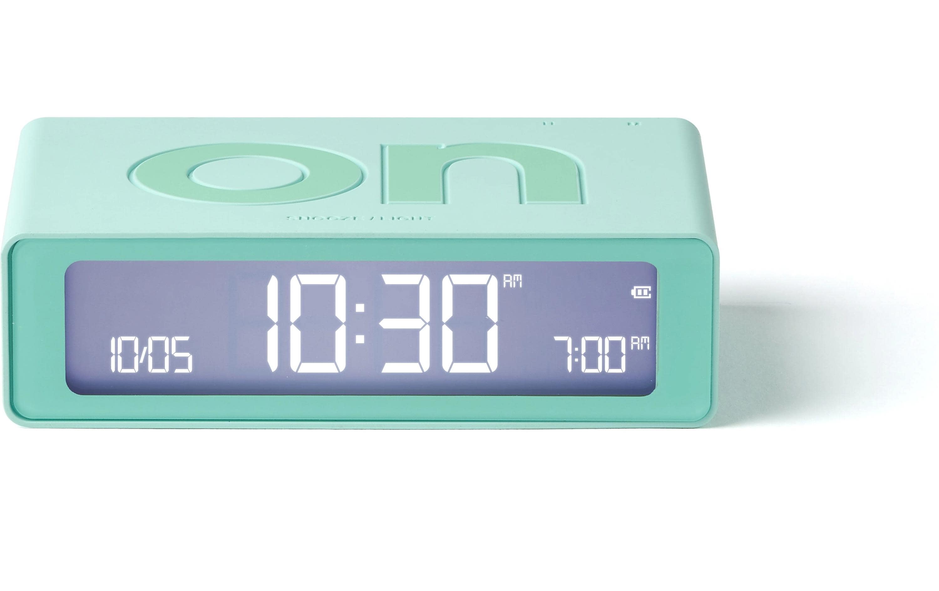Lexon Digitalwecker Flip Mini LCD, inkl. USB-C Ladekabel, Mint