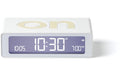 Lexon Digitalwecker Flip Mini LCD, inkl. USB-C Ladekabel, Weiss