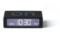 Lexon Digitalwecker Flip Mini LCD, inkl. USB-C Ladekabel, Schwarz
