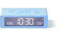 Lexon Digitalwecker Flip Mini LCD, inkl. USB-C Ladekabel, Hellblau