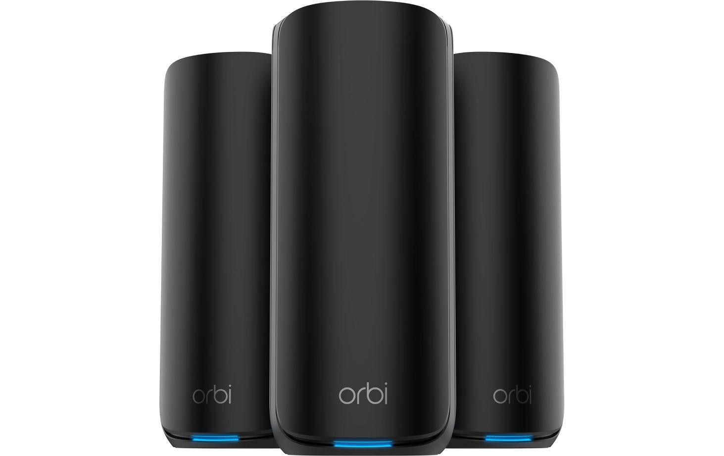 Netgear RBE873B Orbi Tri-Band Mesh 3-Set WiFi 7 System 3-Set schwarz