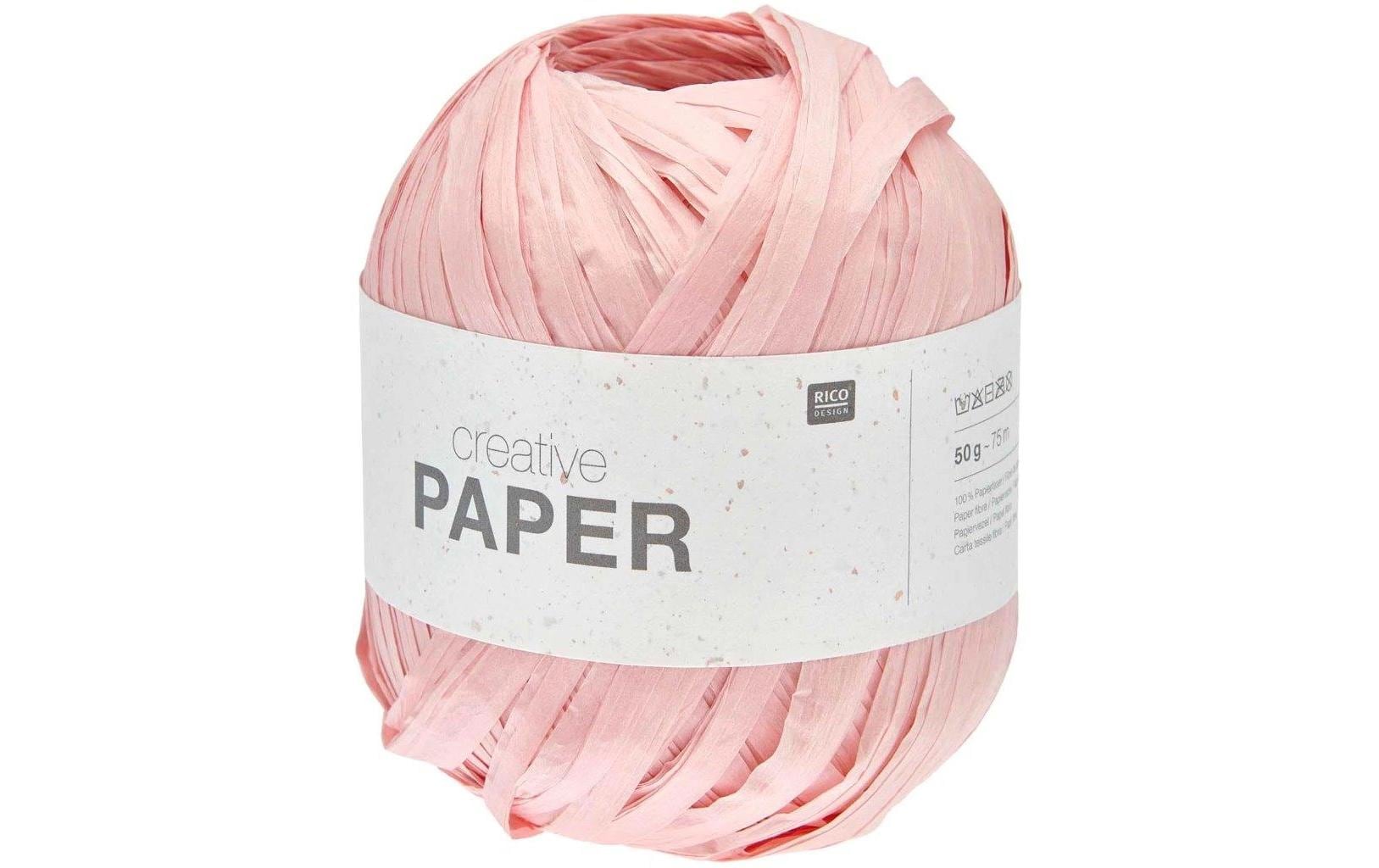 RICO Wolle Paper 50 g, 75 m, 100 % PF, lachs