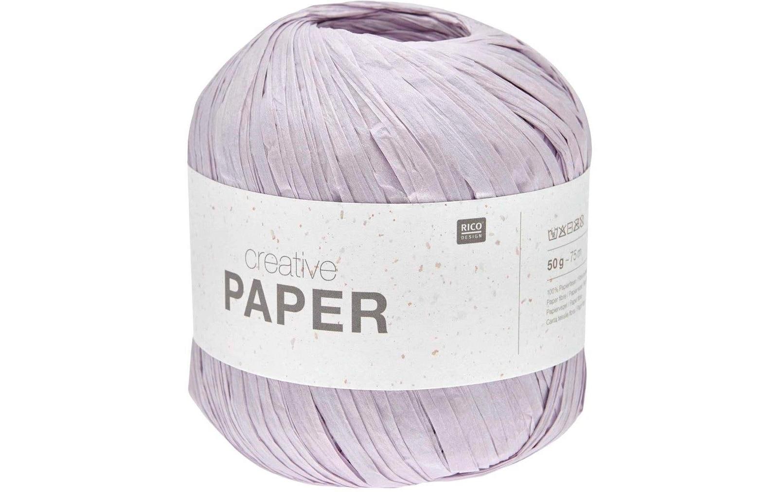RICO Wolle Paper 50 g, 75 m, 100 % PF, flieder