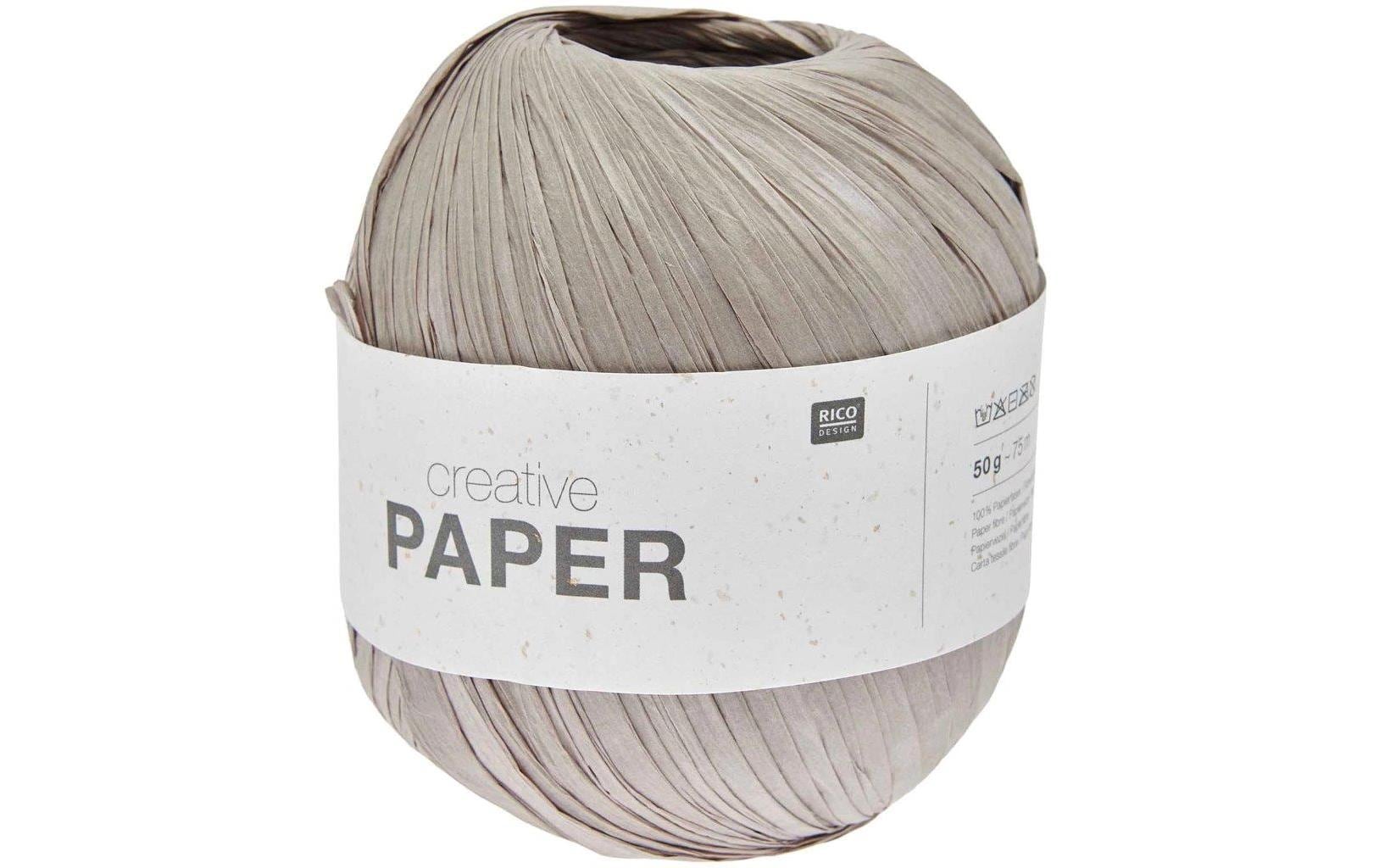 RICO Wolle Paper 50 g, 75 m, 100 % PF, taupe