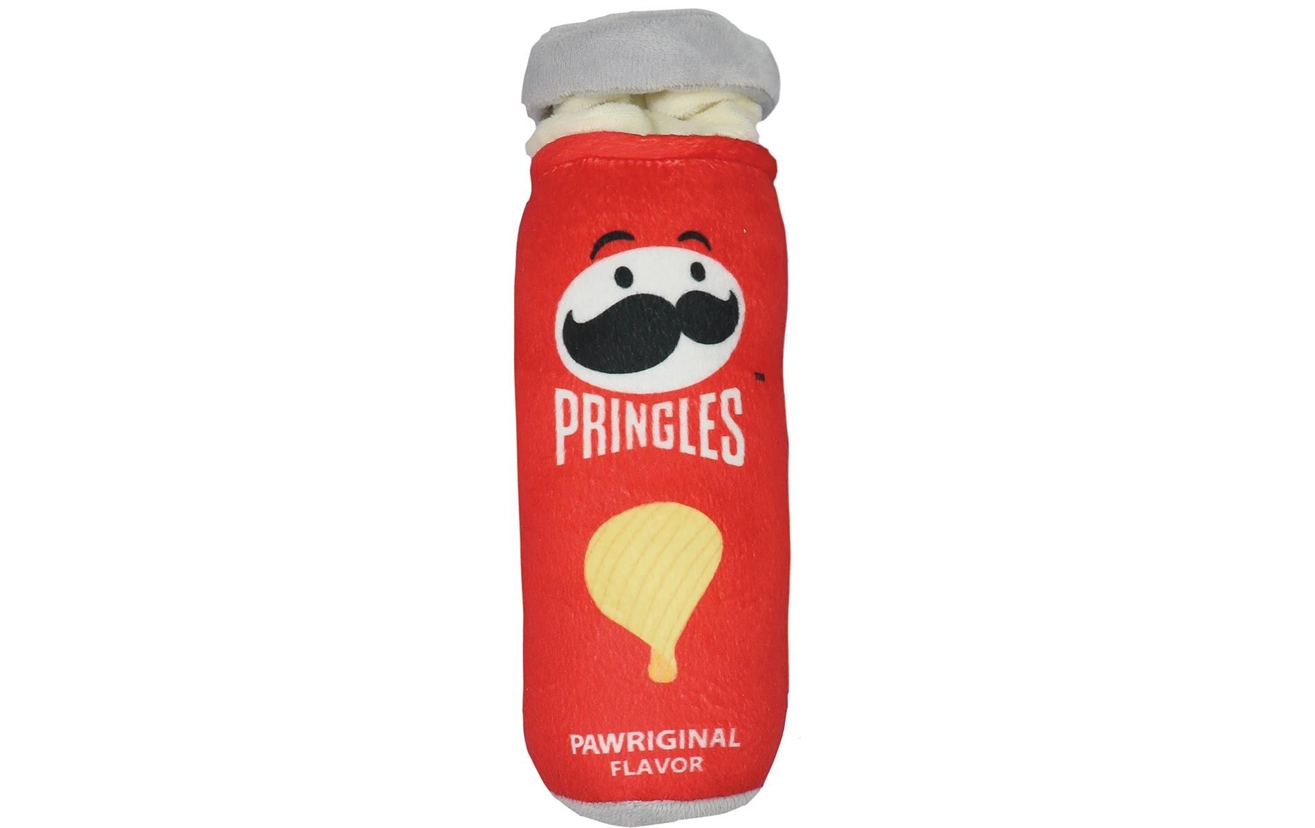 Record Plüschtier Pringles, 7 x 26 cm, rot