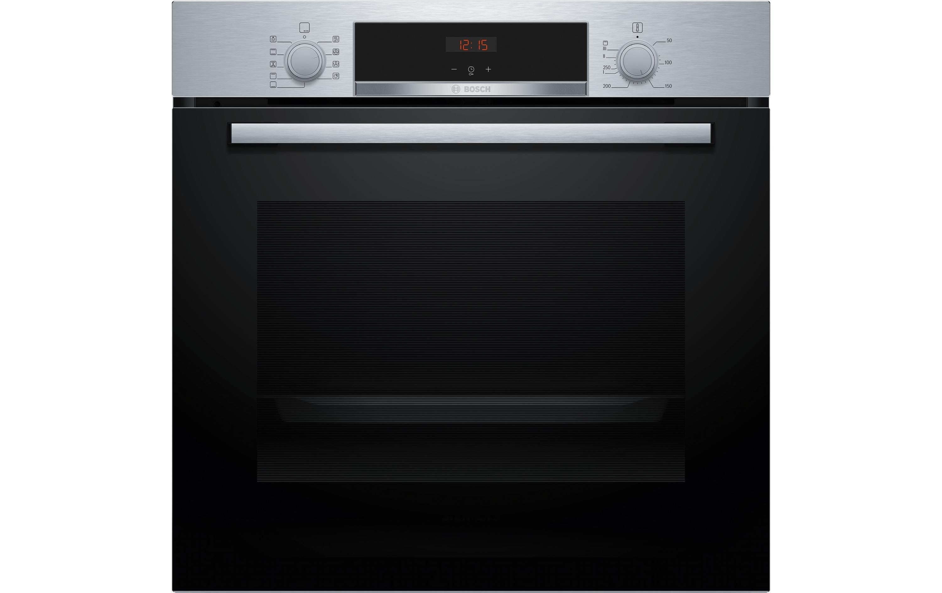 Bosch Backofen HBA514BS3 A+, 71l, Heissluft, Grill, Pizza