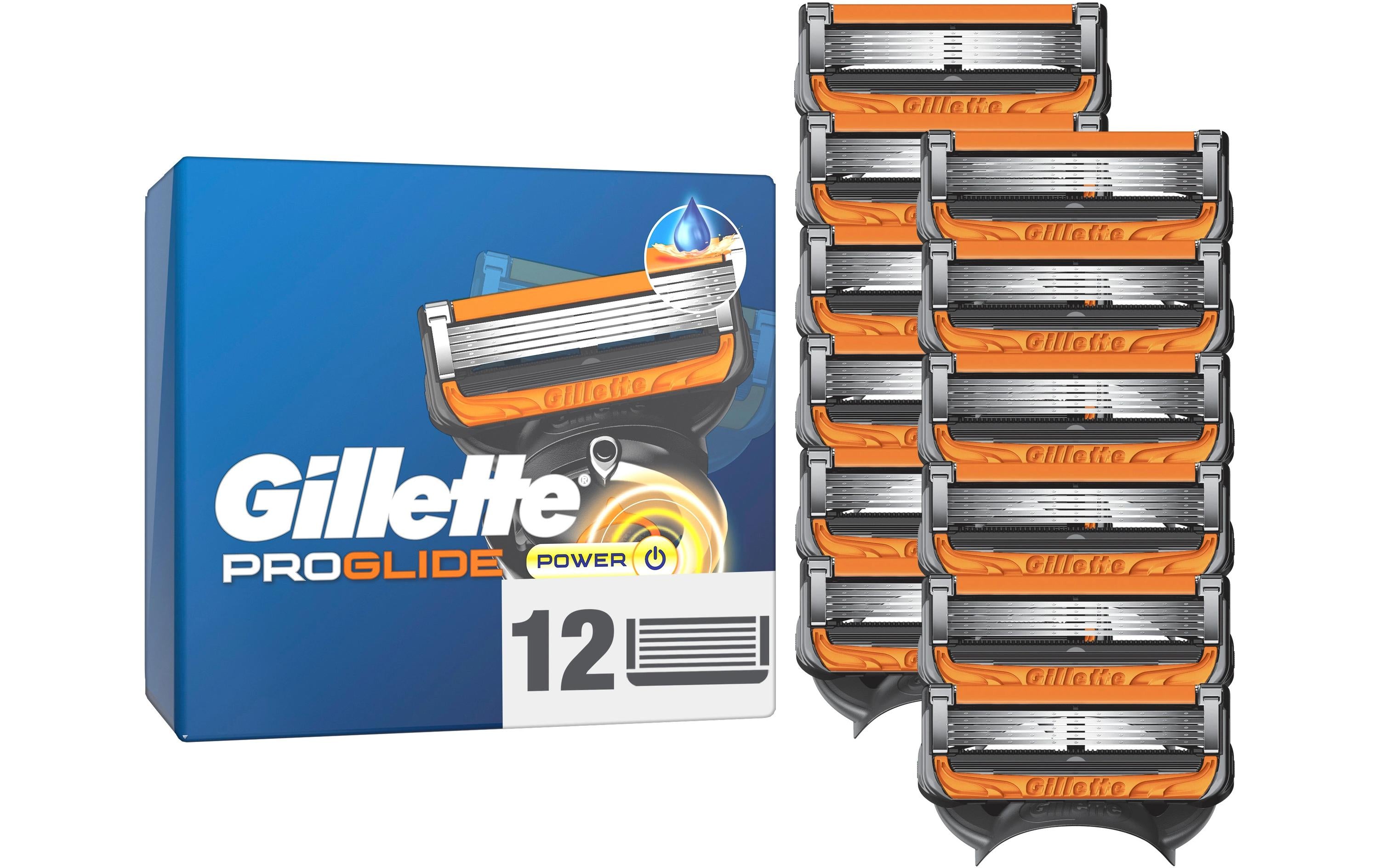 Gillette Proglide Power Systemklingen 12er 12 Stück