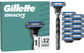 Gillette Mach3 Rasierapparat 12er 12er + Handstück