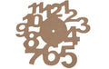Creativ Company Ziffernblatt Holz 30 cm, Dicke: 3mm