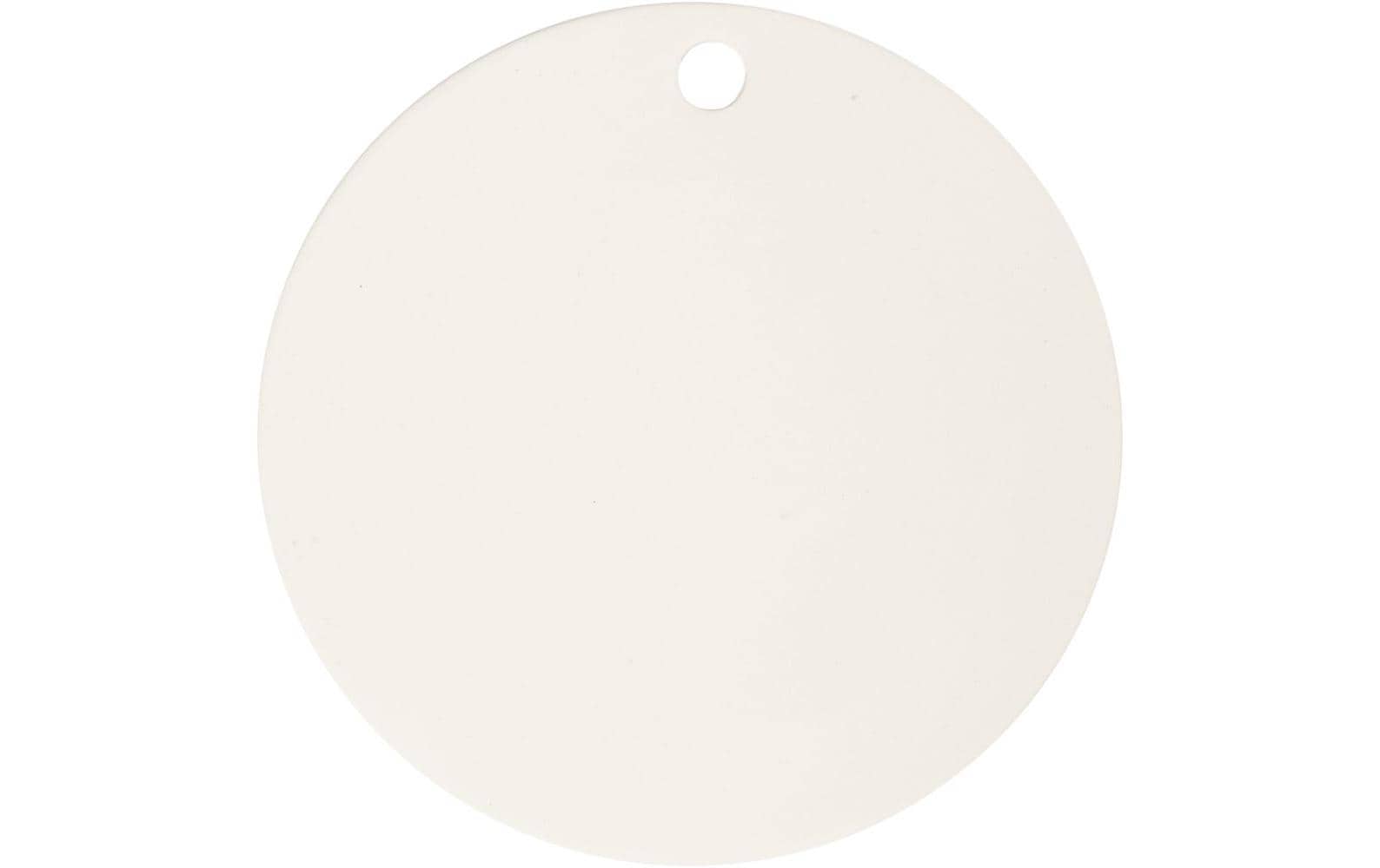 Creativ Company Terakotta Platte 15 cm, Dicke: 0.5 mm, weiss,