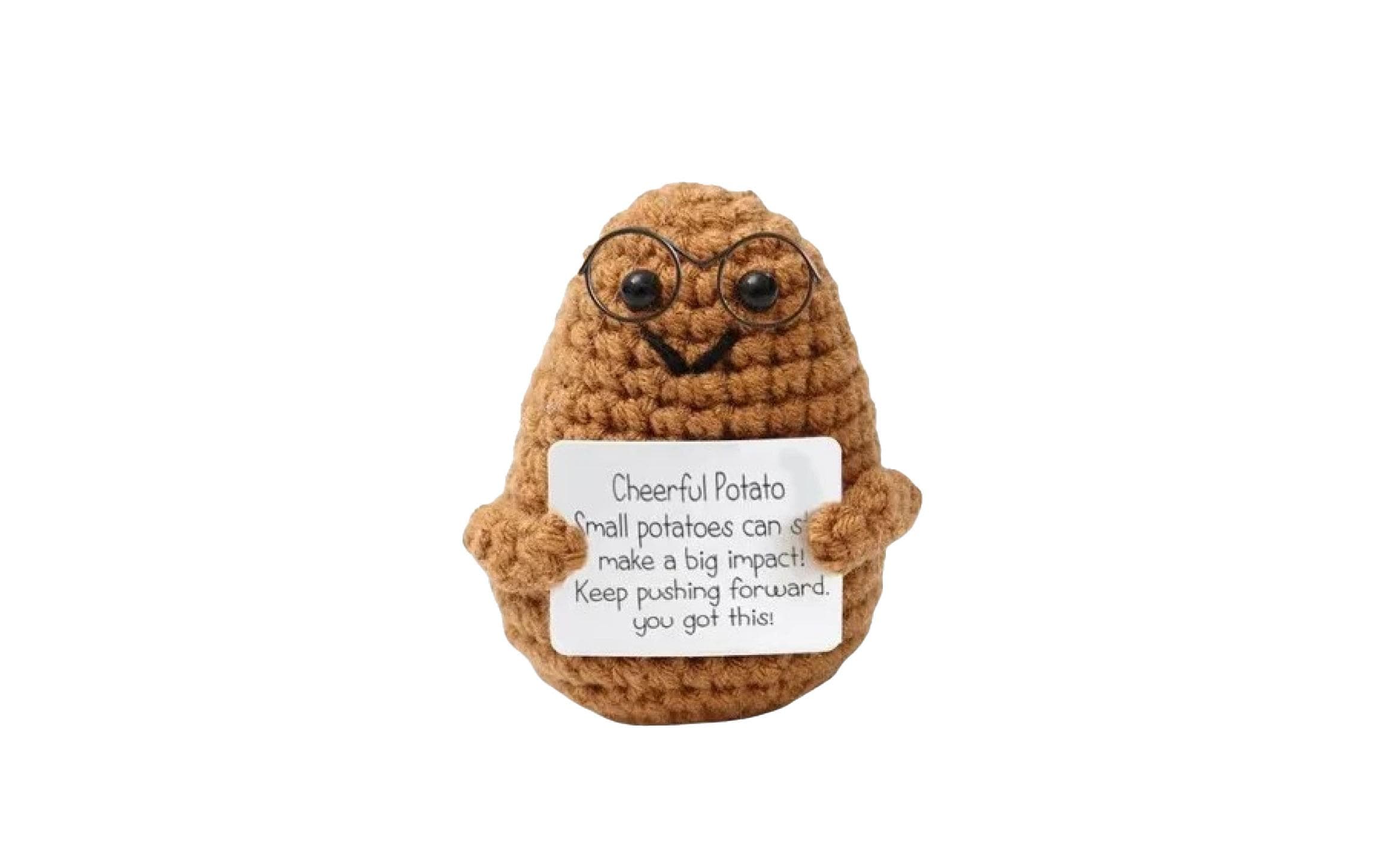 I Am Creativ Glücksbringer Positiv Potato mit Brille