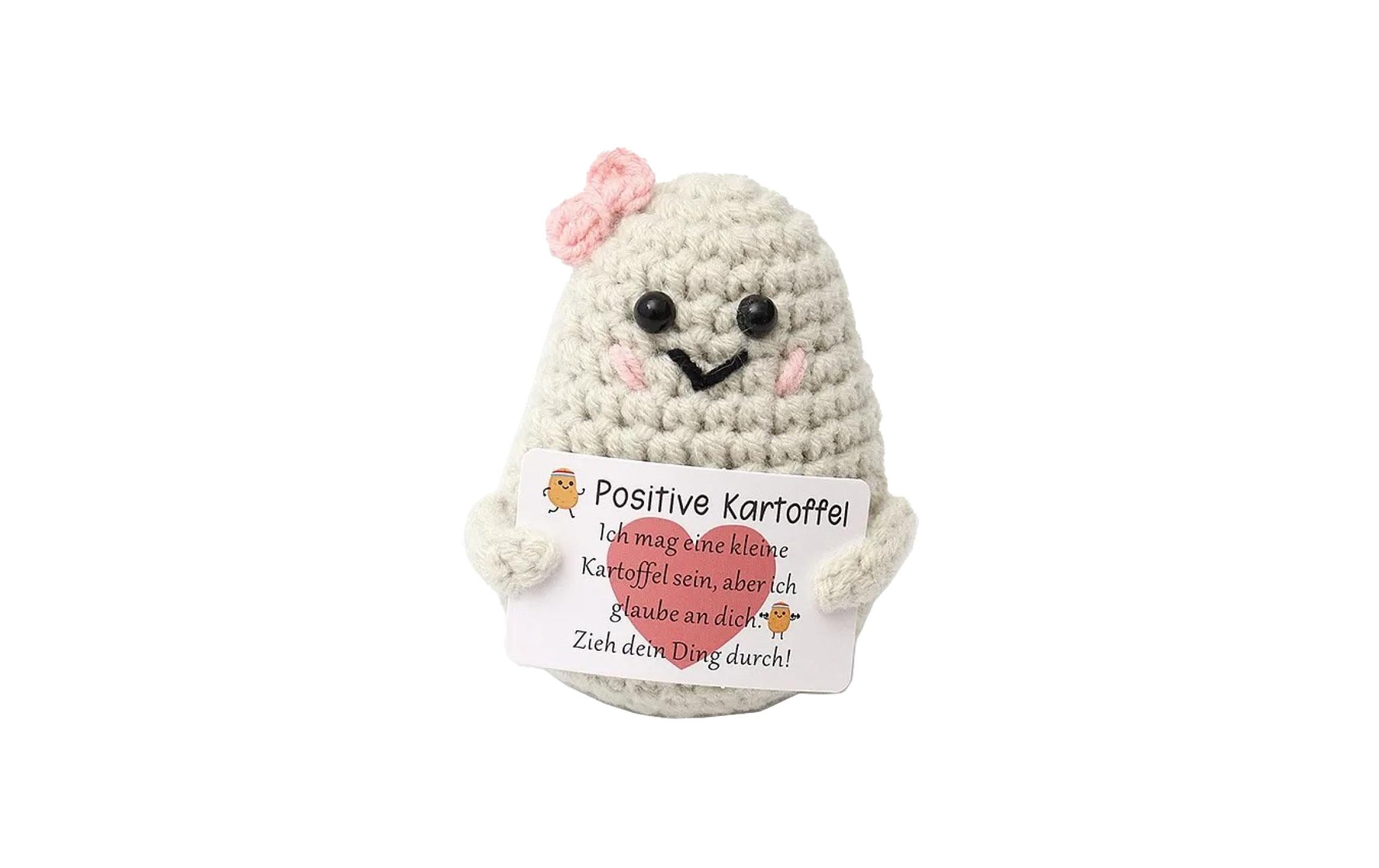 I Am Creativ Glücksbringer Positiv Potato mit Schlaufe