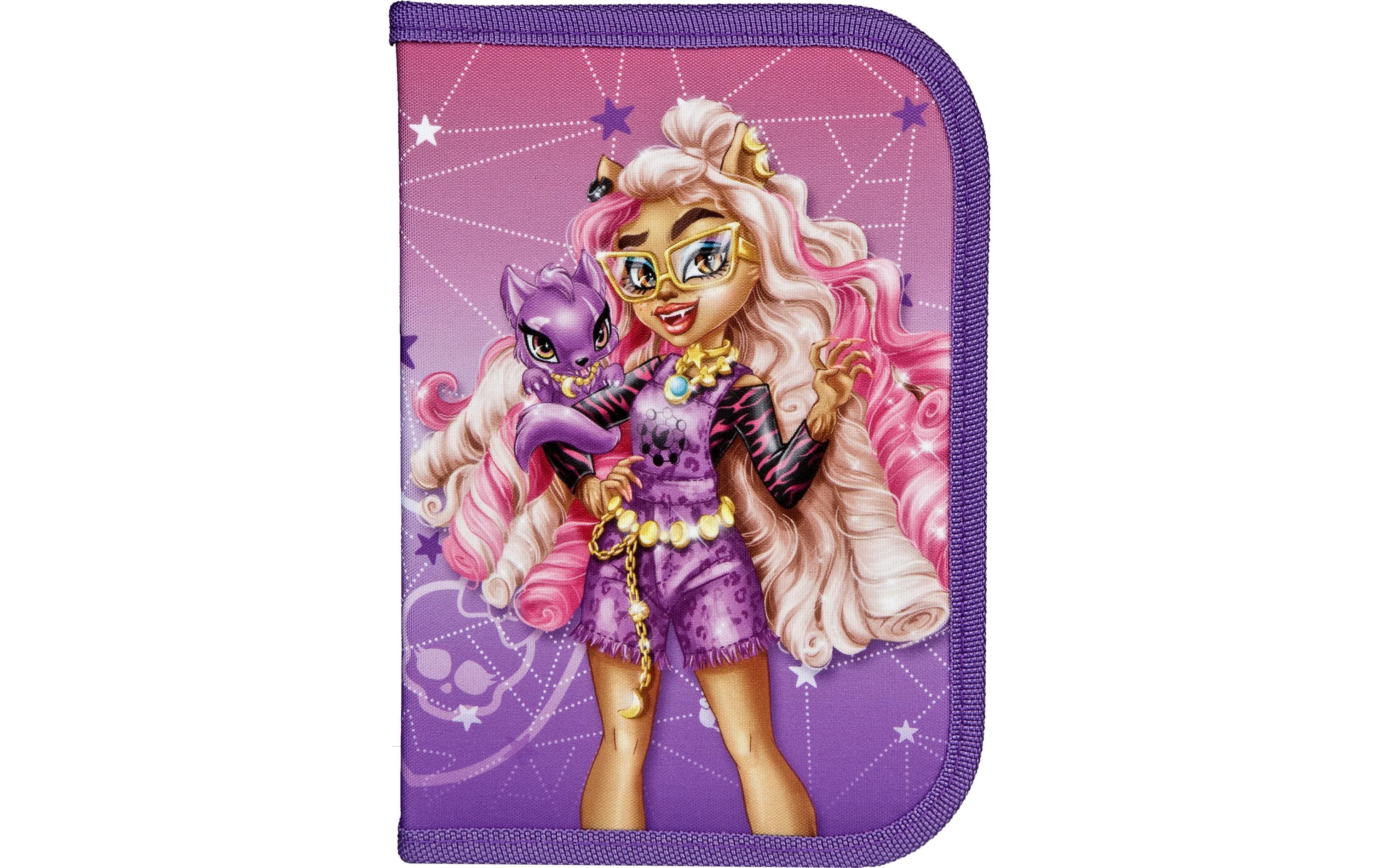 Scooli Schüleretui gefüllt Monster High, Polyester, 14 x 20 cm