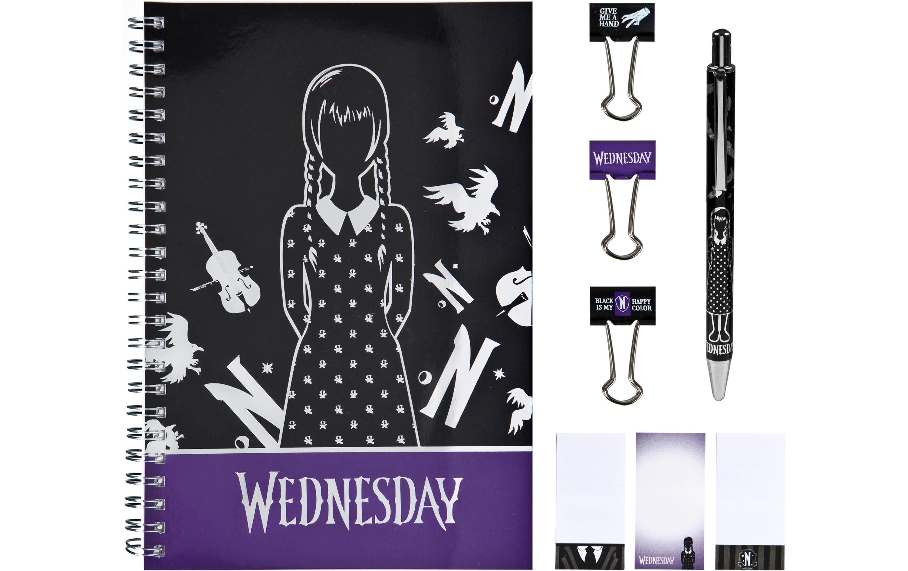 Undercover Schreibset Wednesday diverse Inhalte