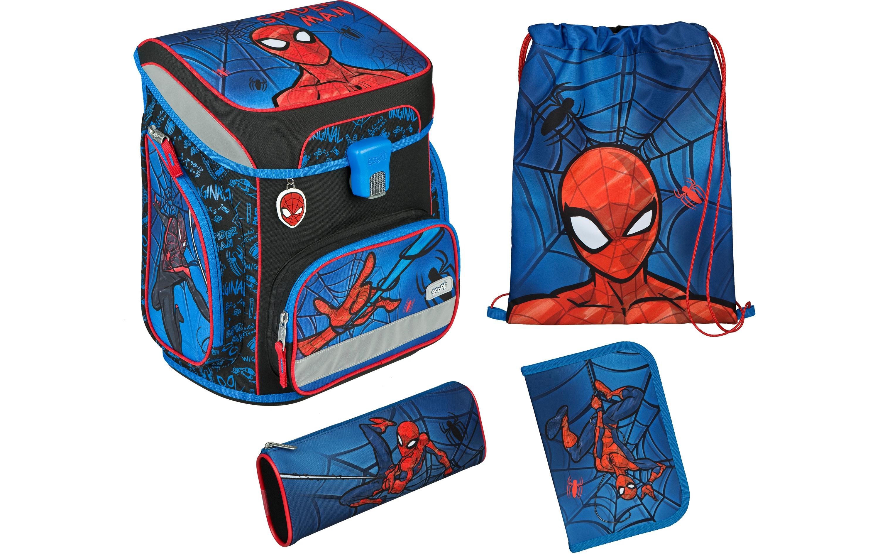 Scooli Schultheke-Set 5-teilig Spiderman, 18 Liter, ca. 1000 Gramm