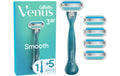 Gillette Venus Smooth Rasierapparat 5er + Handstück