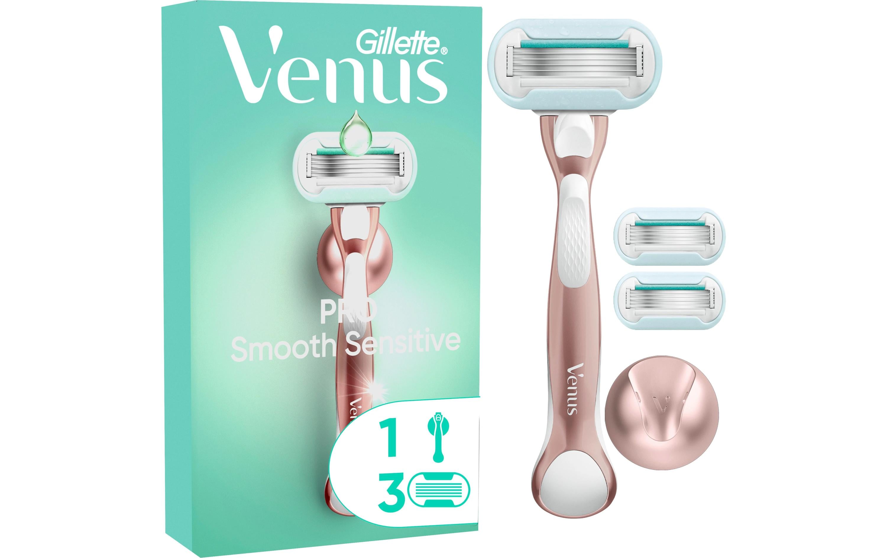 Gillette Venus Pro Smooth Sensitive 3er + Handstück