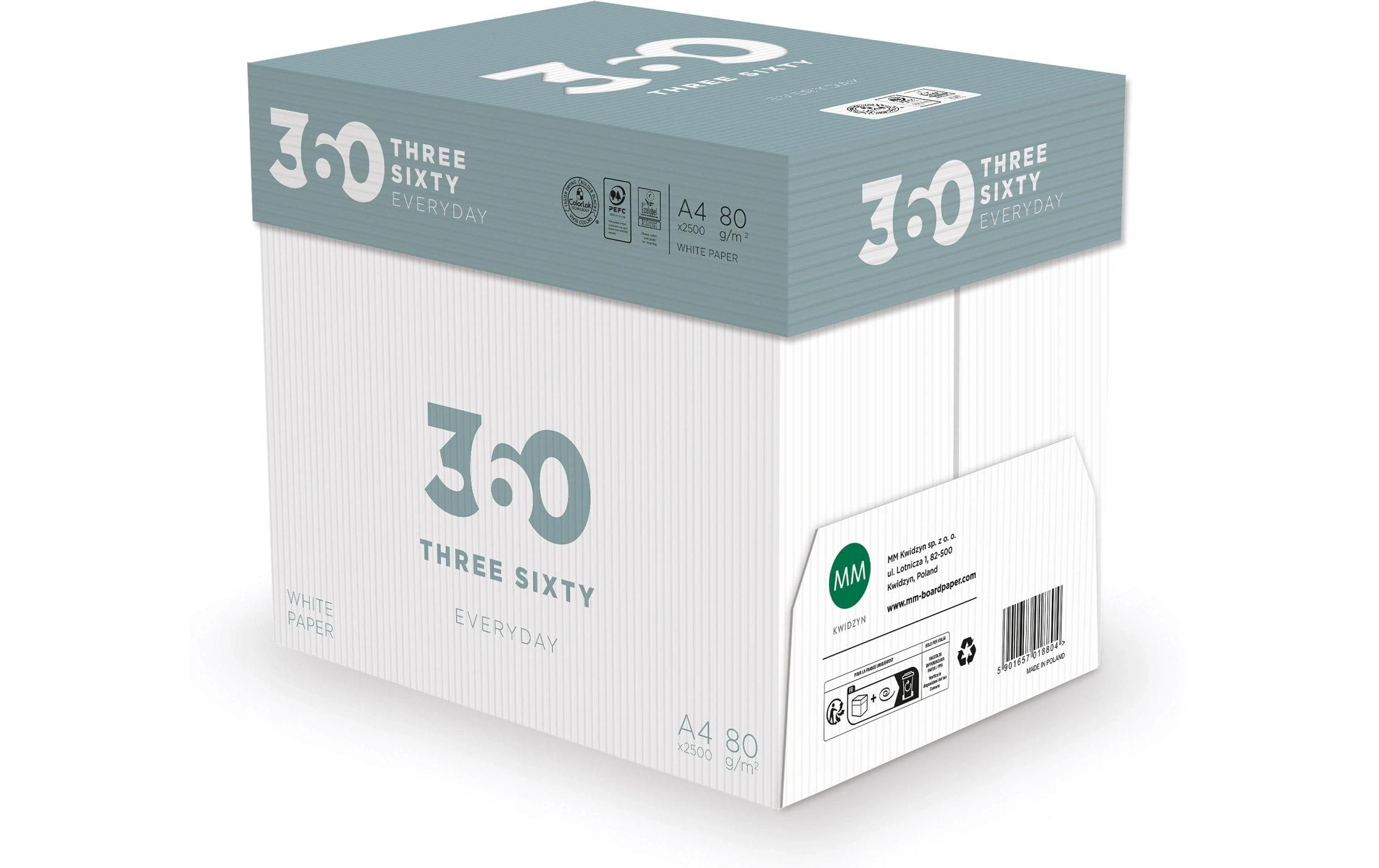 360 Kopierpapier  Everyday A4, 80 g/m², 1 Palette