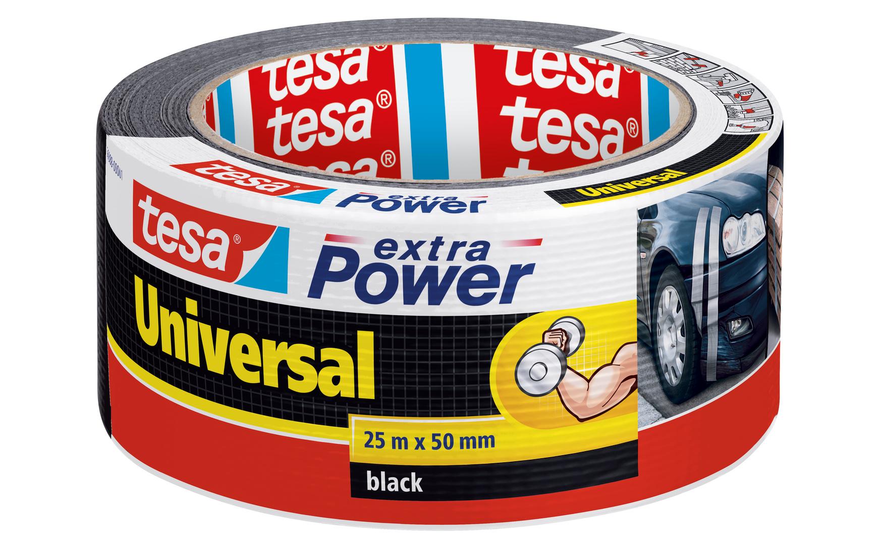 Tesa XP UNIV. BLACK 25M x 50MM