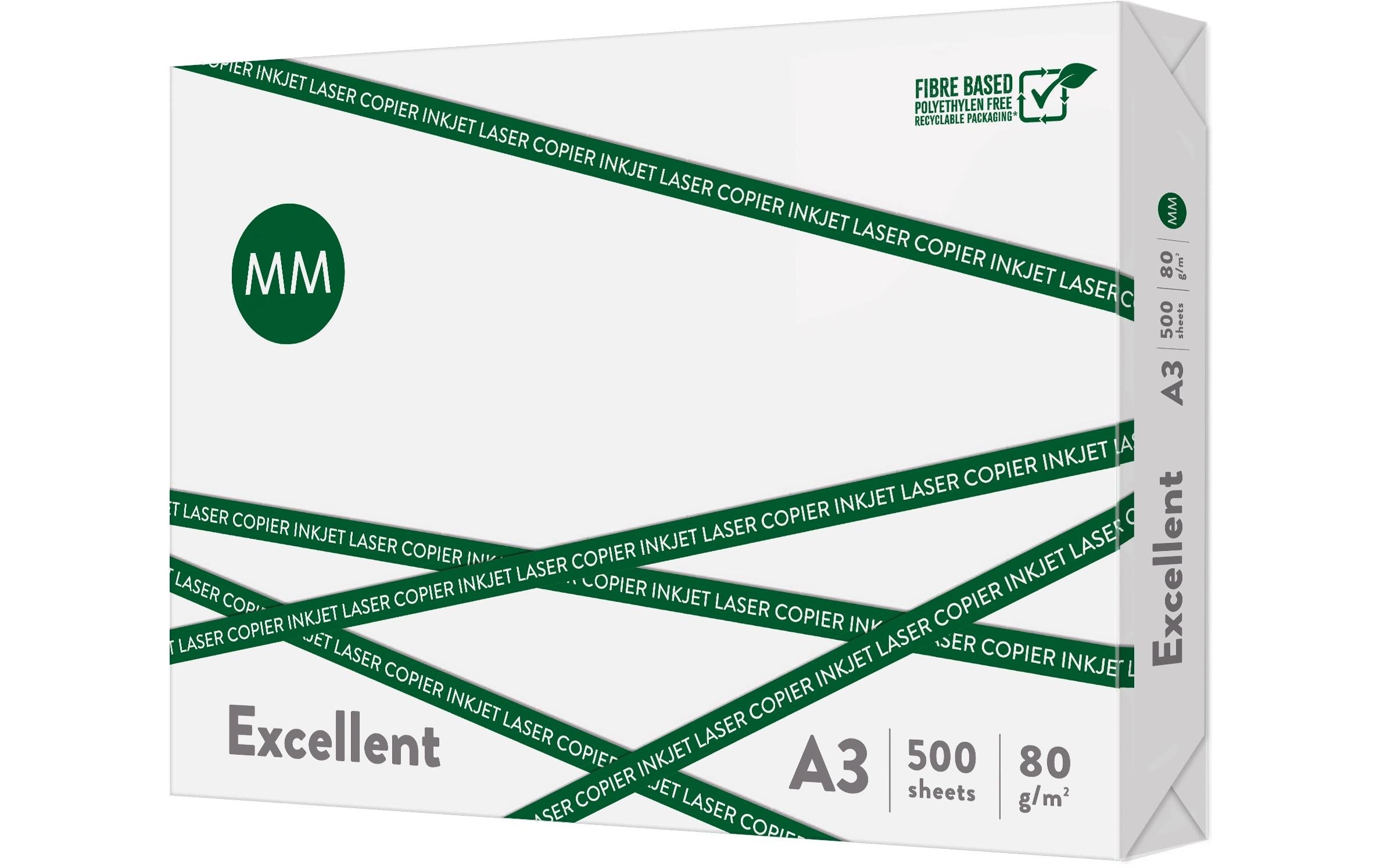 360 Kopierpapier Excellent A3, 80 g/m², 500 Blatt