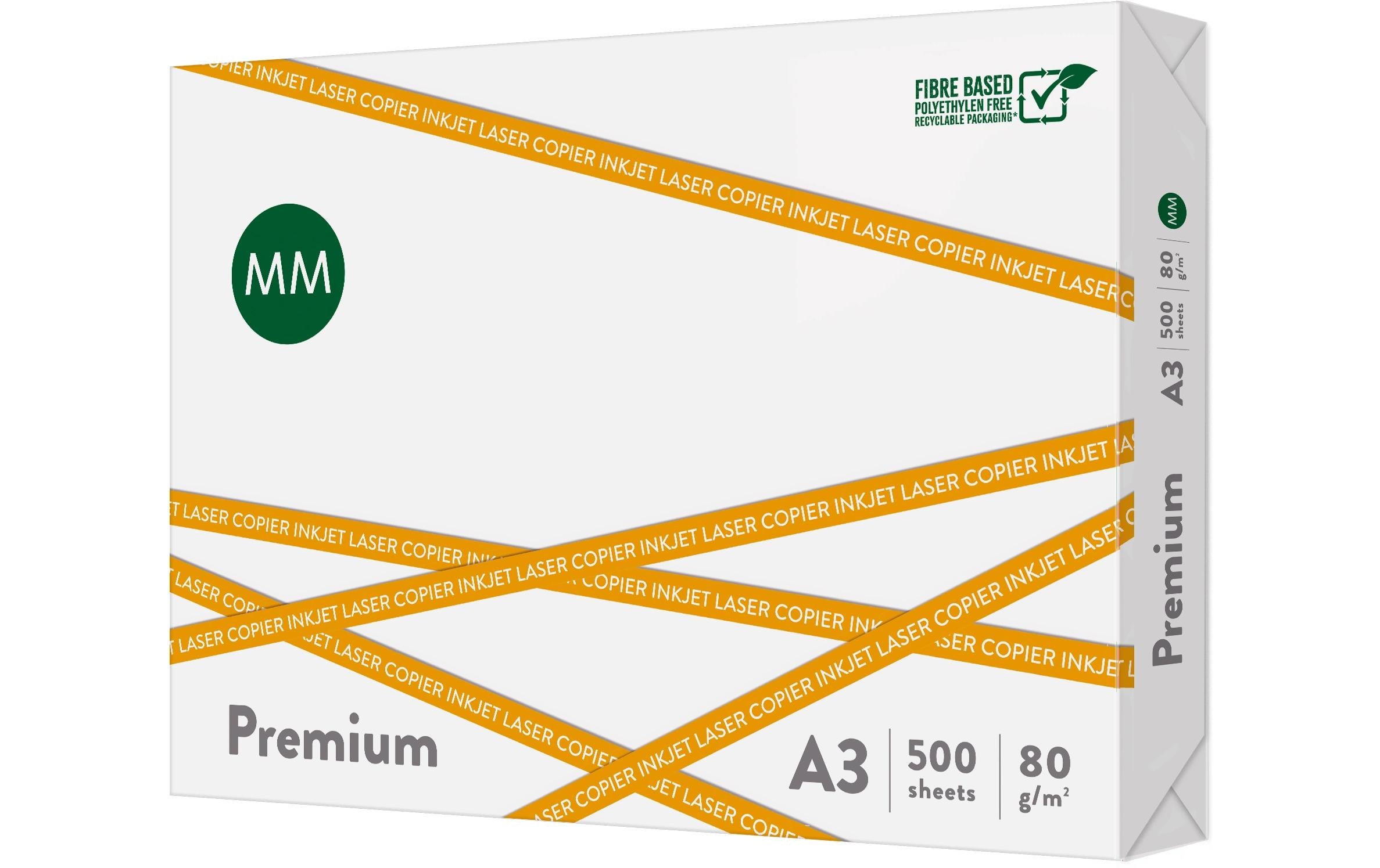 360 Kopierpapier Premium A3, 80 g/m², 500 Blatt