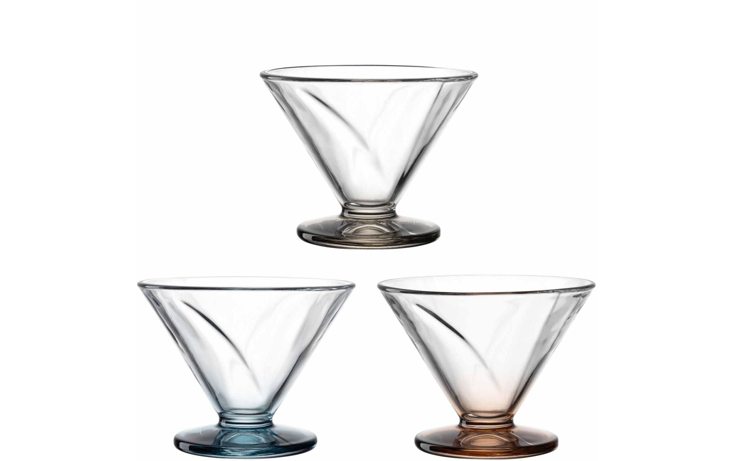 Leonardo Schale Cono 270ml Farbig 6 Stück, Grösse 12x9