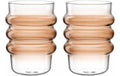 Leonardo Trinkglas Sole 440ml, apricot 2 Stück, 440ml
