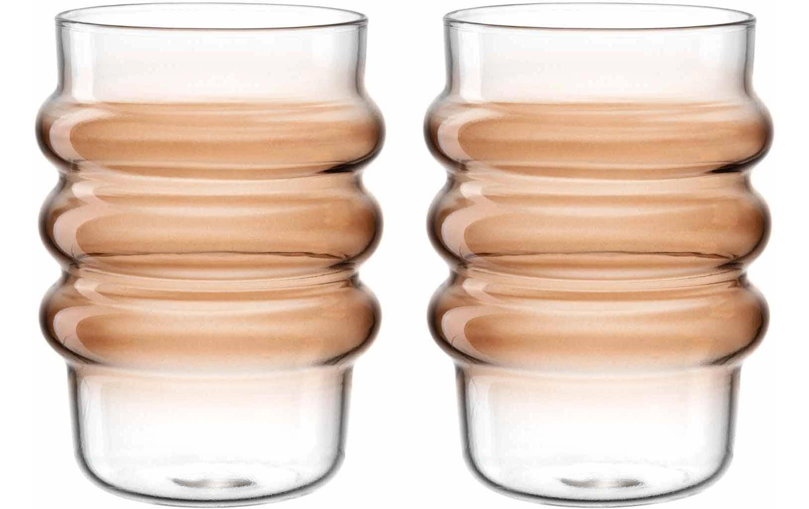 Leonardo Trinkglas Sole 440ml, apricot 2 Stück, 440ml