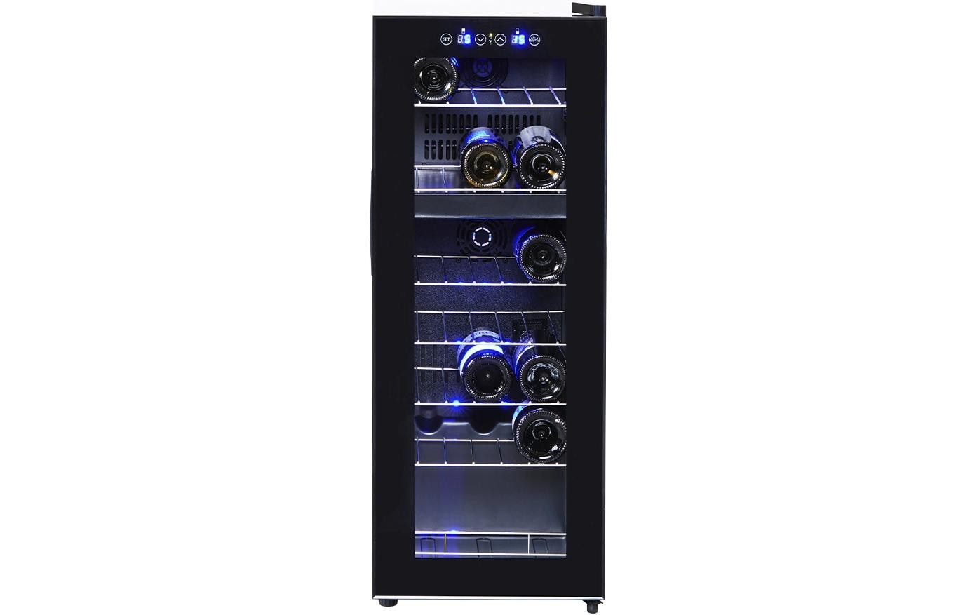 Kibernetik Weinkühlschrank THD21 E, 21Flaschen, 46dB, schwarz