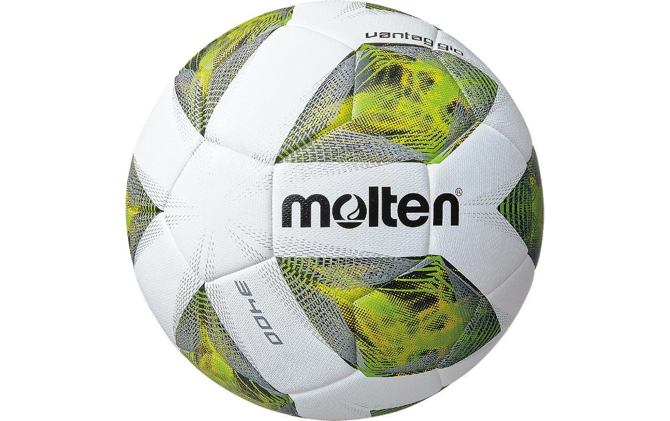 Molten Fussball Vantaggio Grösse: 3, Weiss / Grün / Silber