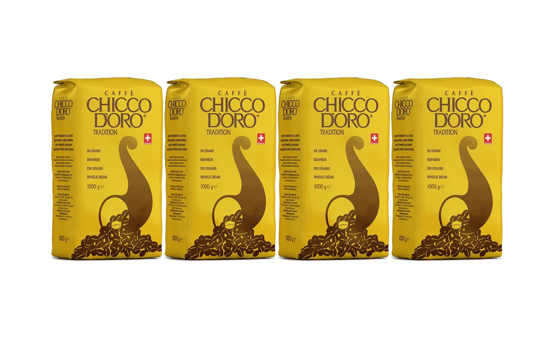 Chicco dOro Tradition Bohnen 4 x 1000g