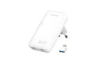 4smarts Ladegerät FlatPlug Slim Dual 65W GaN, 2C, weiss