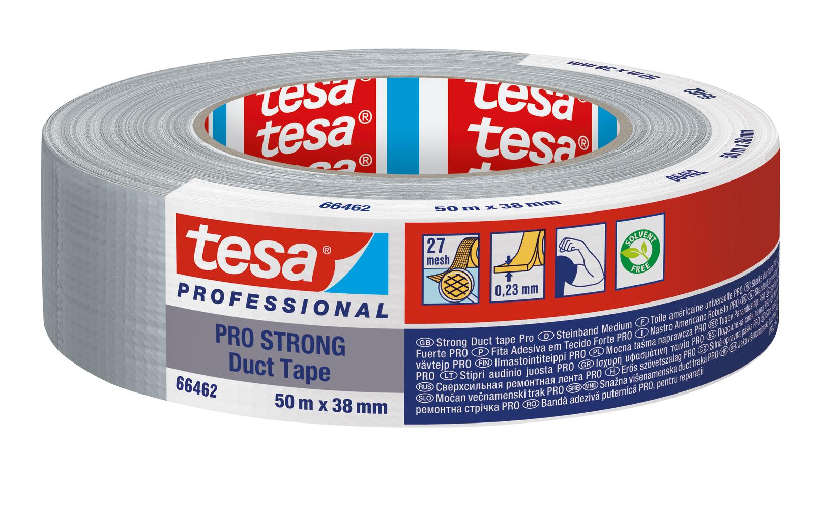 tesa Pro Strong Duct Tape Grau - 50 m x 38 mm
