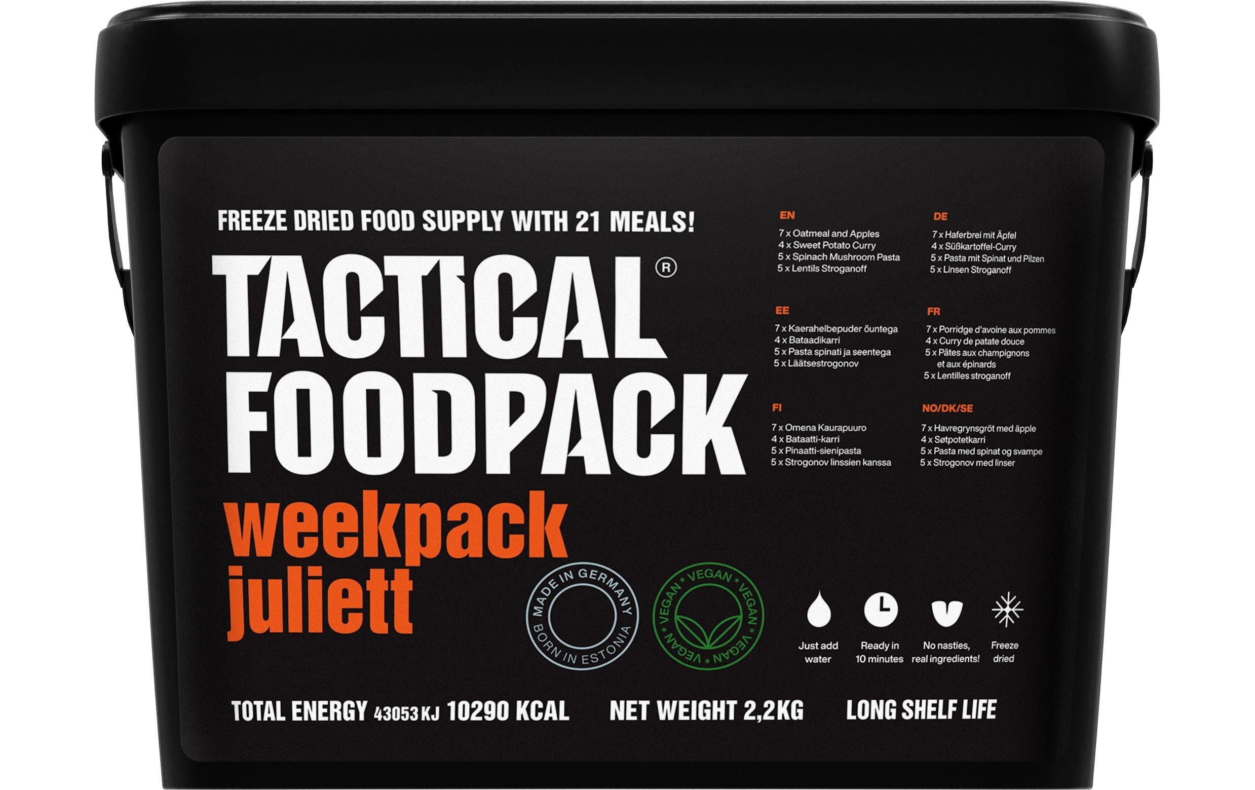 TFP Weekpack Juliett 42'453 kJ/10'290 kcal