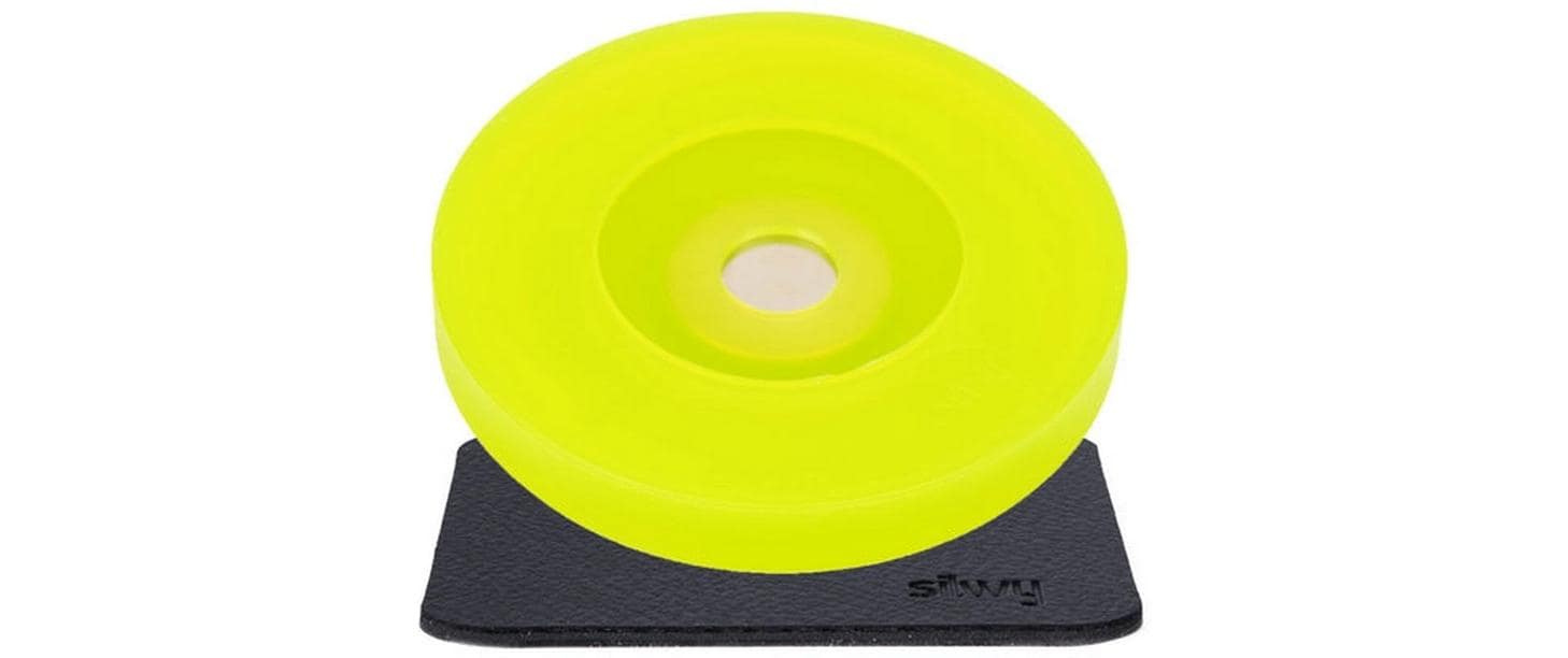 Silwy Magnet-Kondom für Stielgläser yellow, inkl. Pad