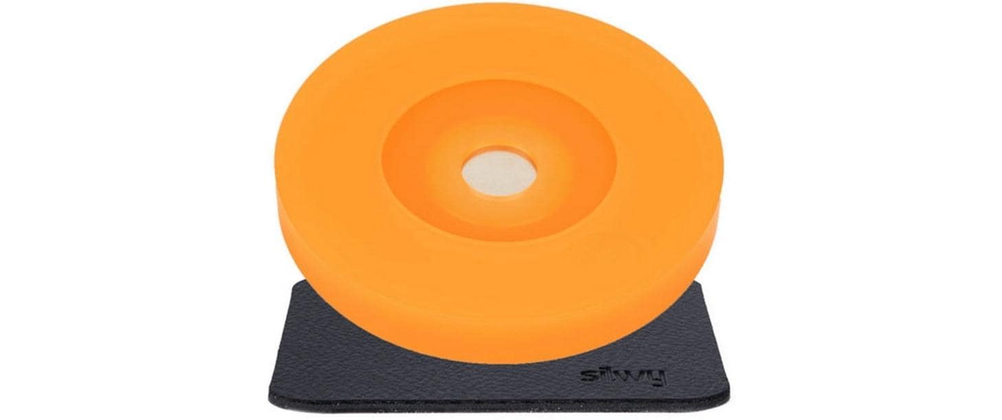 SilwyMagnet-Kondom für Stielgläser orange, inkl. Pad